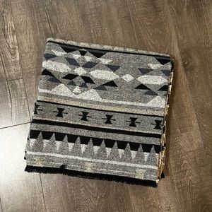 SOLD - Aztec Wool Blanket